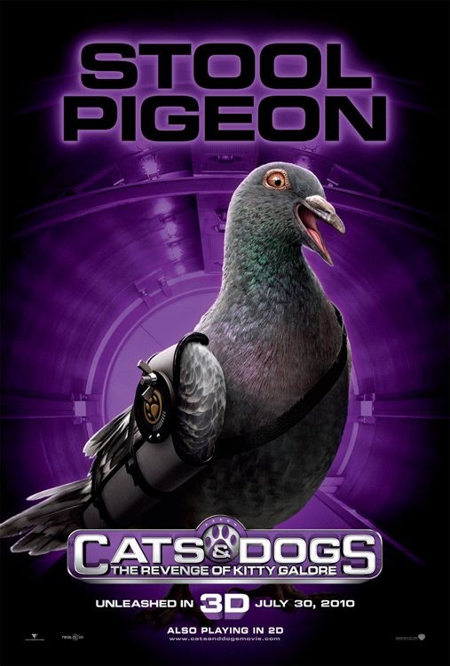 Character Poster Stool Pigeon Per Cats Dogs The Revenge Of Kitty Galore 160634