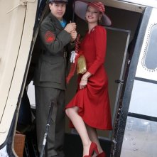 Jon Seda ed Anna Torv nella miniserie The Pacific