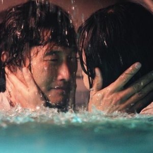 Yunjin Kim e Daniel Dae Kim nell'episodio The Cadidate di Lost