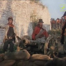 Antonio Orfanò nella scena della presa di Castelvolturno di Garibaldi il Generale