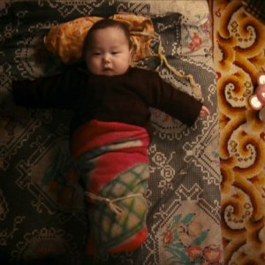 Bayar, un cucciolo d'uomo infagottato nel film Babies