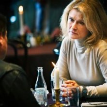 Un'immagine di Lena Endre dal film La regina dei castelli di carta