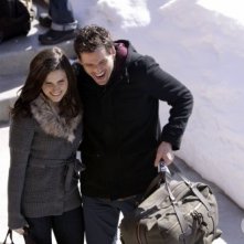 I sorridenti Sophia Bush e Austin Nichols nell'episodio Almost Everything I Wish I'd Said the Last Time I Saw You