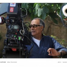 Abbas Kiarostami sul set di Copia Conforme