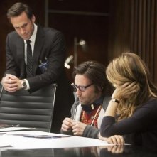 FlashForward: Joseph Fiennes, Sonya Walger e James Callis nell'episodio The Negotiation