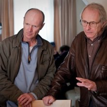 Ken Loach sul set di Route Irish