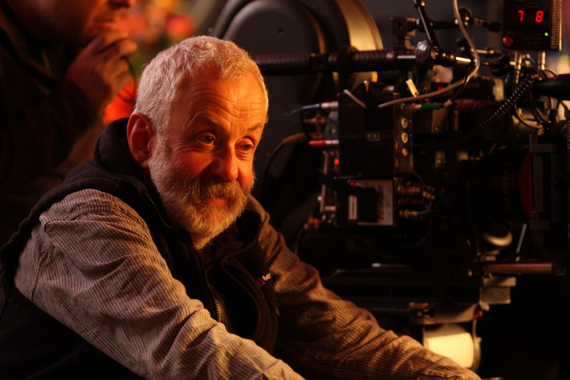 Mike Leigh sul set del film Another Year