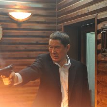 Wallpaper: Takeshi Kitano in una sequenza di Outrage