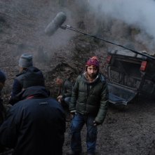 Federico Zampaglione durante le riprese del suo film Shadow