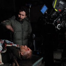 Federico Zampaglione sul set dell'horror Shadow