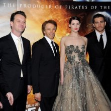 Jerry Bruckheimer, Sean Bailey, Jake Gyllenhaal, Rich Ross, Gemma Arterton e Diego Lerner alla premiere mondiale di Prince of Persia: Le Sabbie del Tempo