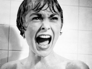 Wallpaper del film Psycho con Janet Leigh