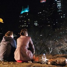 Adam (Hugh Dancy) e Beth (Rose Byrne) guardano insieme i cieli stellati di New York in Adam