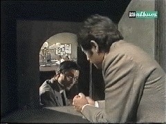 Antonio Orfanò con Corrado Pani nel film Bel Ami diretto da S. Bolchi.