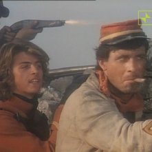 Antonio Orfanò con Kim Rossi Stuart in una scena del film Garibaldi - Il Generale (1987)