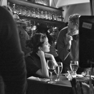 Rose Byrne con il regista Max Mayer sul set del film Adam