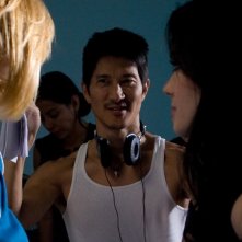 Gregg Araki sul set del suo Kaboom