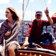 Klaus (Matthias Habich) e Ana (Manuela Vellés) in una scena del film Chaotica Ana