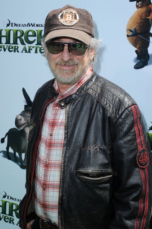 Steven Spielberg Alla Premiere Di Los Angeles Del Film Shrek E Vissero Felici E Contenti 162201