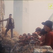 Antonio Orfanò (in piedi) durante battaglia del Volturno nel film Garibaldi The General