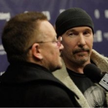 Bono e The Edge alla premiere del film U2 3D al Sundance Film Festival (2008)