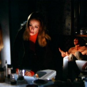 Claudine Auger in una scena del film Reazione a catena di Mario Bava