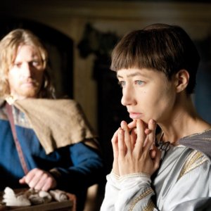 David Wenham e Johanna Wokalek in un'immagine del film La Papessa