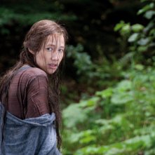 Johanna Wokalek in una sequenza del film La Papessa