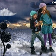 Roberta Carluccio in posa per la campagna Diesel Junior