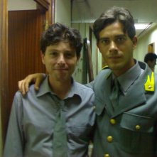 Alessandro Agnello e Claudio Gioè sul set de Il capo dei capi