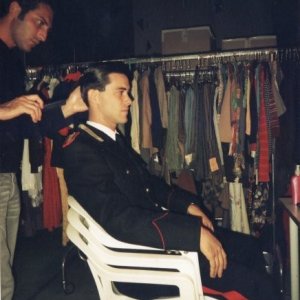 Alessandro Agnello sul set di Baaria