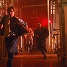 Will Forte, Kristen Wiig e Ryan Phillippe in una scena del film MacGruber