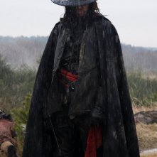 Un'immagine del capitano Kane (James Purefoy), protagonista del film Solomon Kane