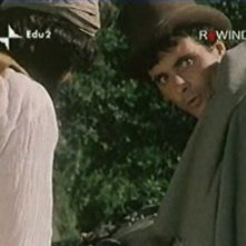 Antonio Orfanò in una scena del dramma La Certosa di Parma