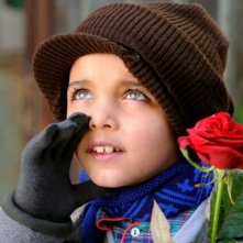 Il piccolo Denis Nikolic in un'immagine del corto Armandino e il Madre