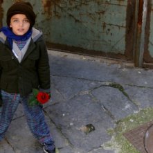 Il piccolo Denis Nikolic in una scena del cortometraggio Armandino e il Madre