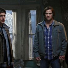 Jared Padalecki e Jensen Ackles nell'episodio Swan Song di Supernatural