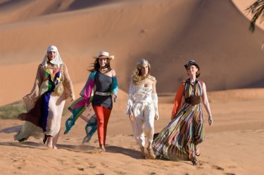 Kim Cattrall, Kristin Davis, Sarah Jessica Parker e Cynthia Nixon ad Abu Dhabi in Sex and the City 2