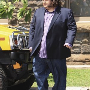 Lost: Jorge Garcia in una scena del doppio finale della serie