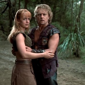 Michael Hurst e Renee O'Connor in Xena alla ricerca dell'Ambrosia