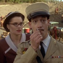 Ted Raimi e Lucy Lawless in Xena e le antiche pergamene