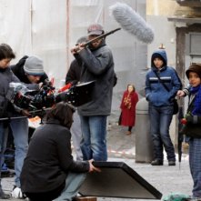 Un'immagine dal set del film Armandino e il Madre