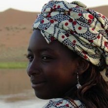 Primo piano di Violeta (Aminata Kanta) dal film 14 kilometros