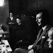 Wallpaper: Mastroianni sul set de La dolce vita