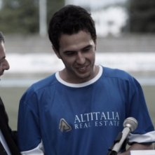 Mattia Cividati e Randi Ingerman in una scena del film Backward