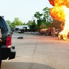 Un'esplosiva sequenza del film Killers con Ashton Kutcher