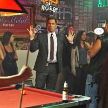 Cote de Pablo e Michael Weatherly durante un'indagine nell'episodio Borderland di N.C.I.S.