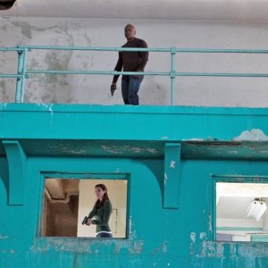 LL Cool J e Daniela Ruah nell'episodio Callen, G di NCIS: Los Angeles