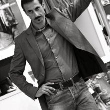 Andrea Santonastaso sul set della serie Così fan tutte (seconda stagione)