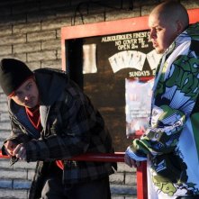 Breaking Bad: Aaron Paul e Rodney Rush nell'episodio Mas